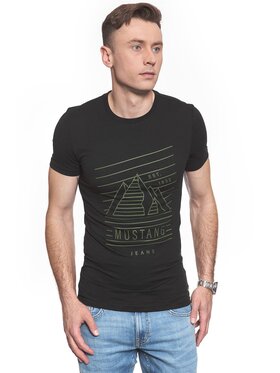 Mustang Mustang T-Shirt AARON C Czarny Slim Fit