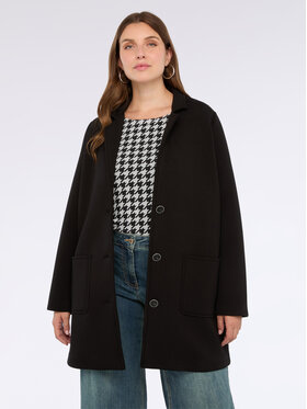 Fiorella Rubino Fiorella Rubino Płaszcz zimowy 0216T000317N033 Czarny Regular Fit