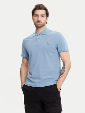 Moose Knuckles Moose Knuckles Поло Everett M34MT712 Голубий Slim Fit