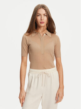 Marella Marella Kampsun Torbole 2513361145 Beež Slim Fit