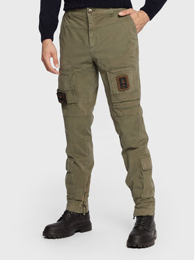 Aeronautica Militare Aeronautica Militare Pantaloni di tessuto 222PA939CT83 Verde Regular Fit