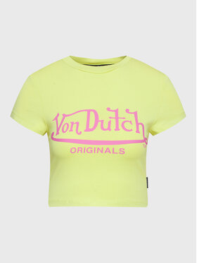 Von Dutch Von Dutch Marškinėliai Arta 6230061 Žalia Regular Fit