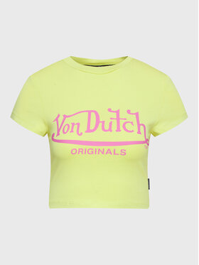 Von Dutch Von Dutch T-shirt Arta 6230061 Zelena Regular Fit