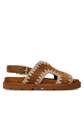 Mou Mou Sandále Low sandal MU.SW631006A Hnedá