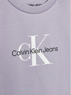 Calvin Klein Jeans Pletena Obleka IN0IN00041 Vijolična Regular Fit