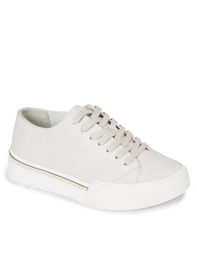 Calvin Klein Calvin Klein Laisvalaikio batai Low Top Lace Up HM0HM01177 Balta
