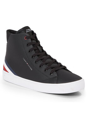 Tommy Hilfiger Tommy Hilfiger Snīkeri Th Hi Vulc Core Lth FM0FM04816 Melns