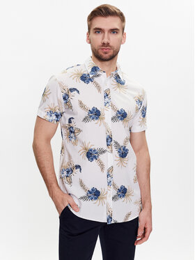 Jack&Jones Jack&Jones Риза Becs 12220474 Бял Slim Fit