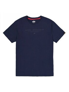Alpha Industries Alpha Industries T-Shirt AI.266552 Granatowy Regular Fit
