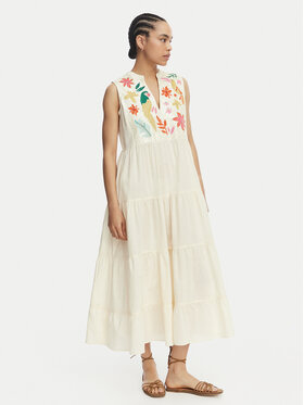 LOLA CASADEMUNT LOLA CASADEMUNT Vestito estivo LS2616006 Crema Relaxed Fit