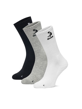 SHAQ Shaq Șosete scurte AS_SHQ_H_001W_SS25 (3-PACK) Colorat