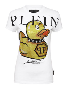 PHILIPP PLEIN PHILIPP PLEIN T-shirt 559 Bianco Regular Fit