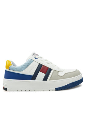 Tommy Hilfiger Tommy Hilfiger Sneakers Flag Low Cut Lace-Up Sneaker T3X9-33863-1269 S Weiß