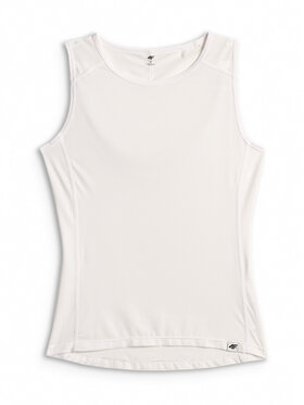 4F 4F Koszulka rowerowa ALTERNATIVE PATH Biały Slim Fit
