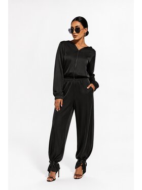 Agatha Studio Agatha Studio Komplet bluzka i spodnie A26LS-KA-K51 Czarny Regular Fit