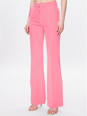 Maryley Maryley Kalhoty z materiálu 23EB587/43FR Růžová Regular Fit