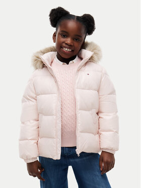 Tommy Hilfiger Tommy Hilfiger Daunenjacke Essential KG0KG09673 Hellrosa Regular Fit