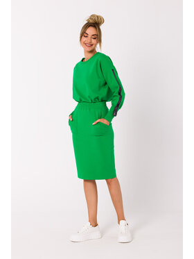 Made of Emotion Made of Emotion Spódnica M728 Zielony Premium Fit