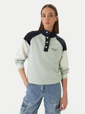 Guess Guess Світшот GUESS x NORTH SAILS W6GQ12 K3481 Зелений Regular Fit