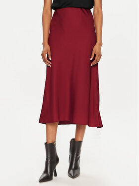 Calvin Klein Calvin Klein Fustă midi K20K207308 Roșu Slim Fit