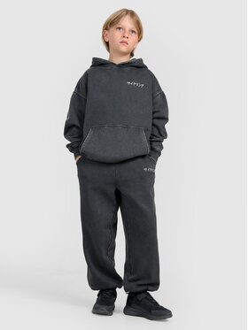 4F 4F Pantaloni da tuta 4FJRAW25TTROM1528-22S Nero Oversize