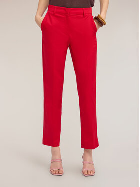 Motivi Motivi Spodnie materiałowe P03BQ004701N016 Czerwony Slim Fit