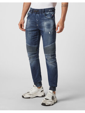 PHILIPP PLEIN PHILIPP PLEIN Jeansy 1371 Niebieski jasny Jegging Fit