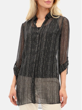 Potis & Verso Potis & Verso Tunika Amanda Czarny Relaxed Fit