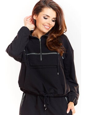 Infinite You Infinite You Mikina M228 Černá Basic Fit