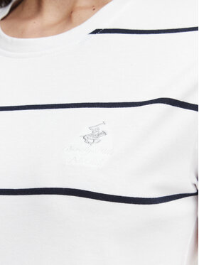 Beverly Hills Polo Club Beverly Hills Polo Club Póló P-SS26W-TS0162 Fehér Regular Fit