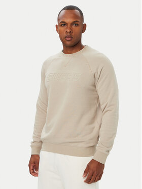 Guess Guess Bluza Z4YQ16 KAIJ1 Beżowy Regular Fit