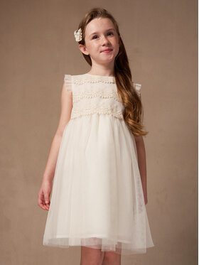 minimi minimi Sukienka elegancka C10 Écru Regular Fit