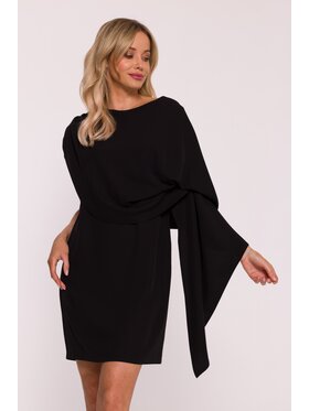 Stylove Stylove Sukienka koktajlowa s423 Czarny A-Line Fit