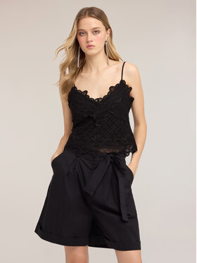 Motivi Motivi Top D017Q000523N033 Nero Regular Fit
