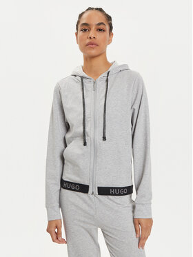 HUGO Hugo Mikina Sporty Logo 50520504 Sivá Relaxed Fit