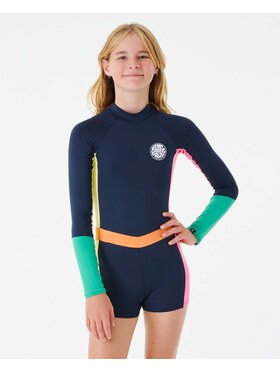 Rip Curl Rip Curl Strój kąpielowy Day Break L/S One Pc-Girl Niebieski