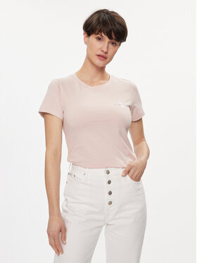 Calvin Klein Jeans Calvin Klein Jeans Komplet 2 t-shirtów J20J219734 Różowy Slim Fit