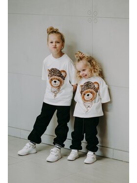 Bejbi Story Bejbi Story T-Shirt T-shirt oversize Elliot Teddy Écru Oversize
