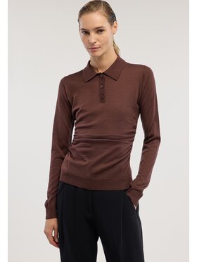 Trussardi Trussardi Sweter M0386001287N077 Brązowy Regular Fit