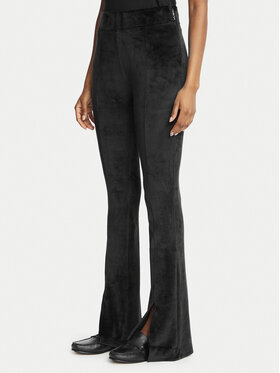 HUGO HUGO Medžiaginės kelnės Nucutey_B 50568260 Juoda Flare Fit