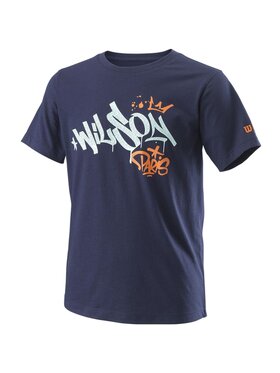 Wilson Wilson T-shirt Wilson Paris Hope Tech Youth Tee Blu scuro Regular Fit