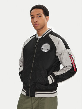 Alpha Industries Alpha Industries Μπόμπερ μπουφάν Japan Warrior Souvenir 146101 Μαύρο Regular Fit