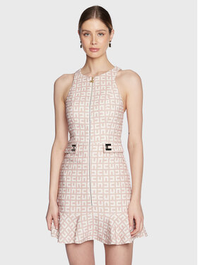 Elisabetta Franchi Elisabetta Franchi Koktélruha AB-330-31E2-V450 Bézs Slim Fit