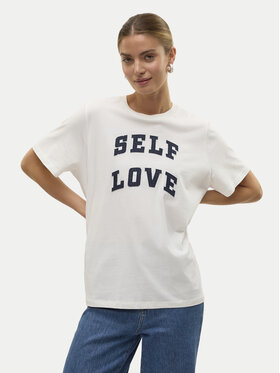 Vero Moda Vero Moda T-särk Halle 10321318 Valge Loose Fit