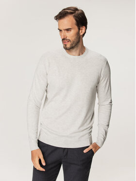 Willsoor Willsoor Sweter 66602 Szary Regular Fit