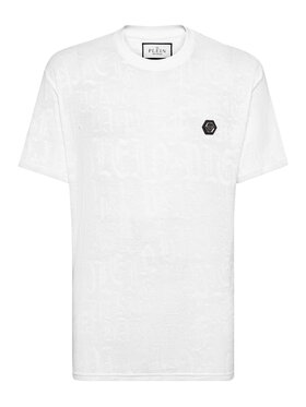 PHILIPP PLEIN PHILIPP PLEIN T-shirt 9837 Bianco Regular Fit