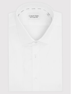 Calvin Klein Košulja K10K108229 Bijela Slim Fit