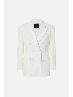 PINKO PINKO Marynarka Marinaio Biały Oversize