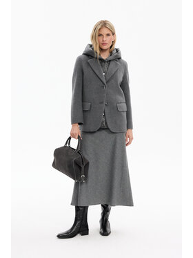 Deni Cler Milano Deni Cler Milano Kurtka przejściowa T-DC-9082-F5-90-80-1 Szary Regular Fit