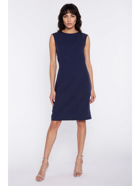 NIFE NIFE Každodenní šaty S293 Tmavomodrá Modern Relaxed Fit